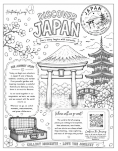 Preview of Japan Coloring Page