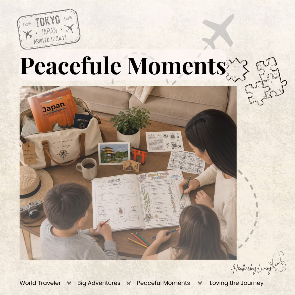 Japan Family Vacation Journey Kit | Activity Book (PDF Download)