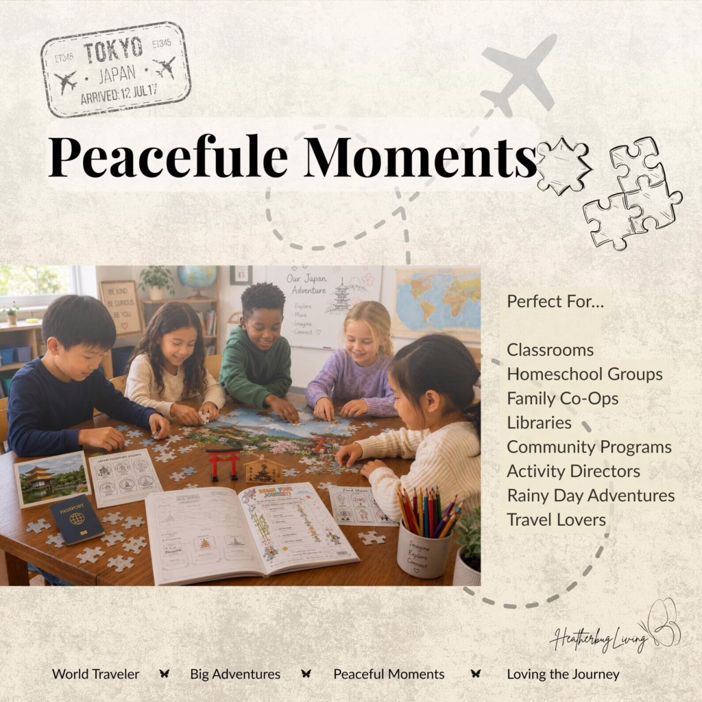 Japan Journey Kit | Layover Adventure | Kids Group Tour Printable PDF
