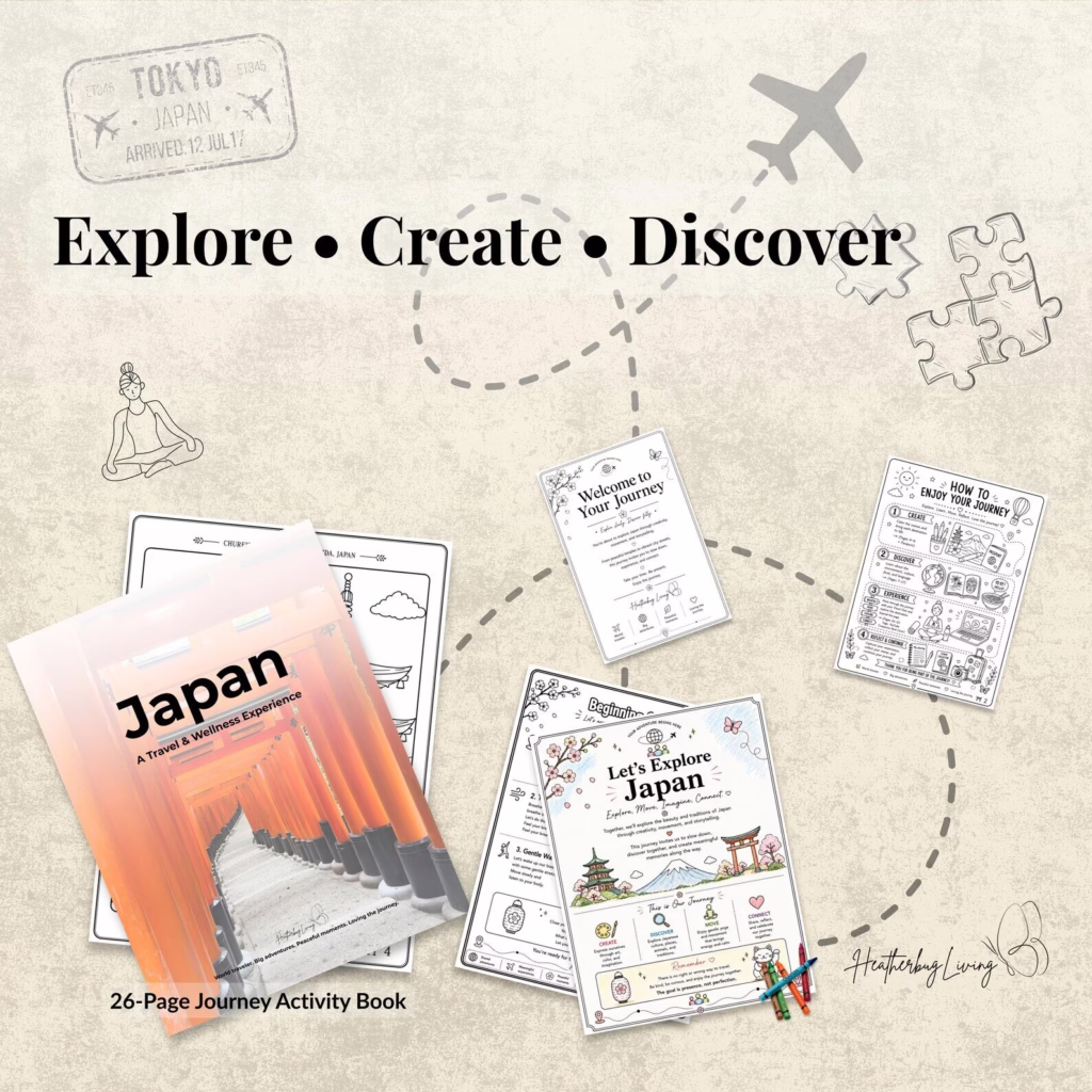 Japan Journey Kit | Layover Adventure | Kids Group Tour Printable PDF