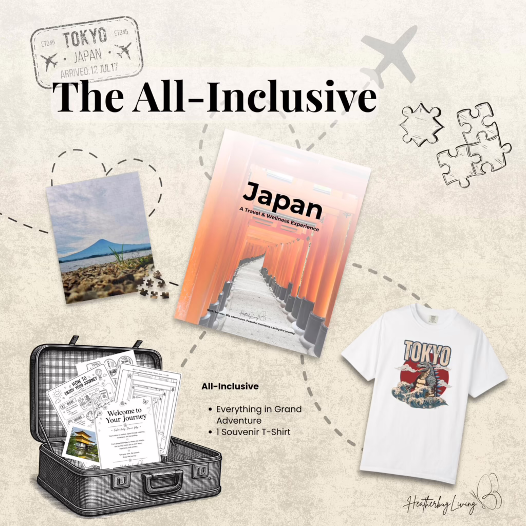 Group Tour Japan Journey Guide | Printable Travel Themed Activity Kit | Layover Edition