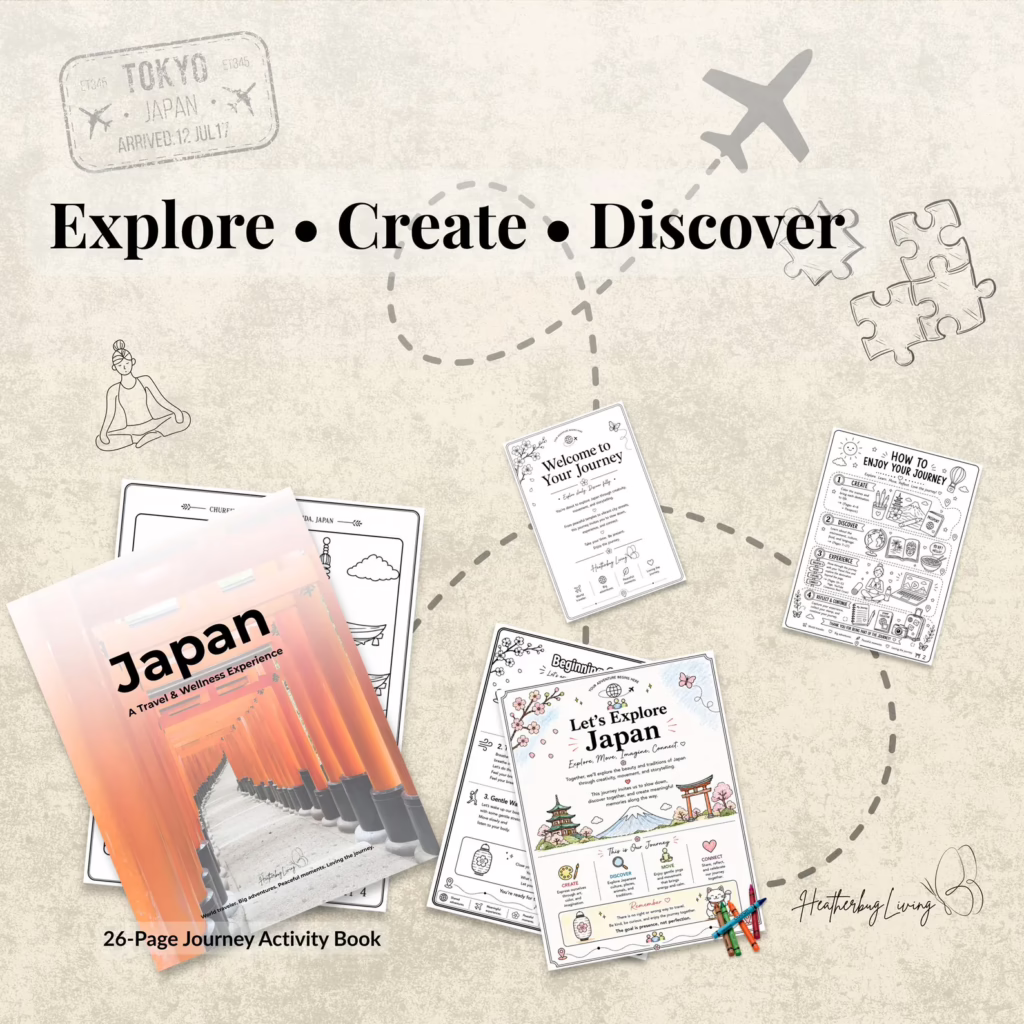 Adults Group Tour Japan Journey Kit Grand Adventure with Puzzle Excursion
