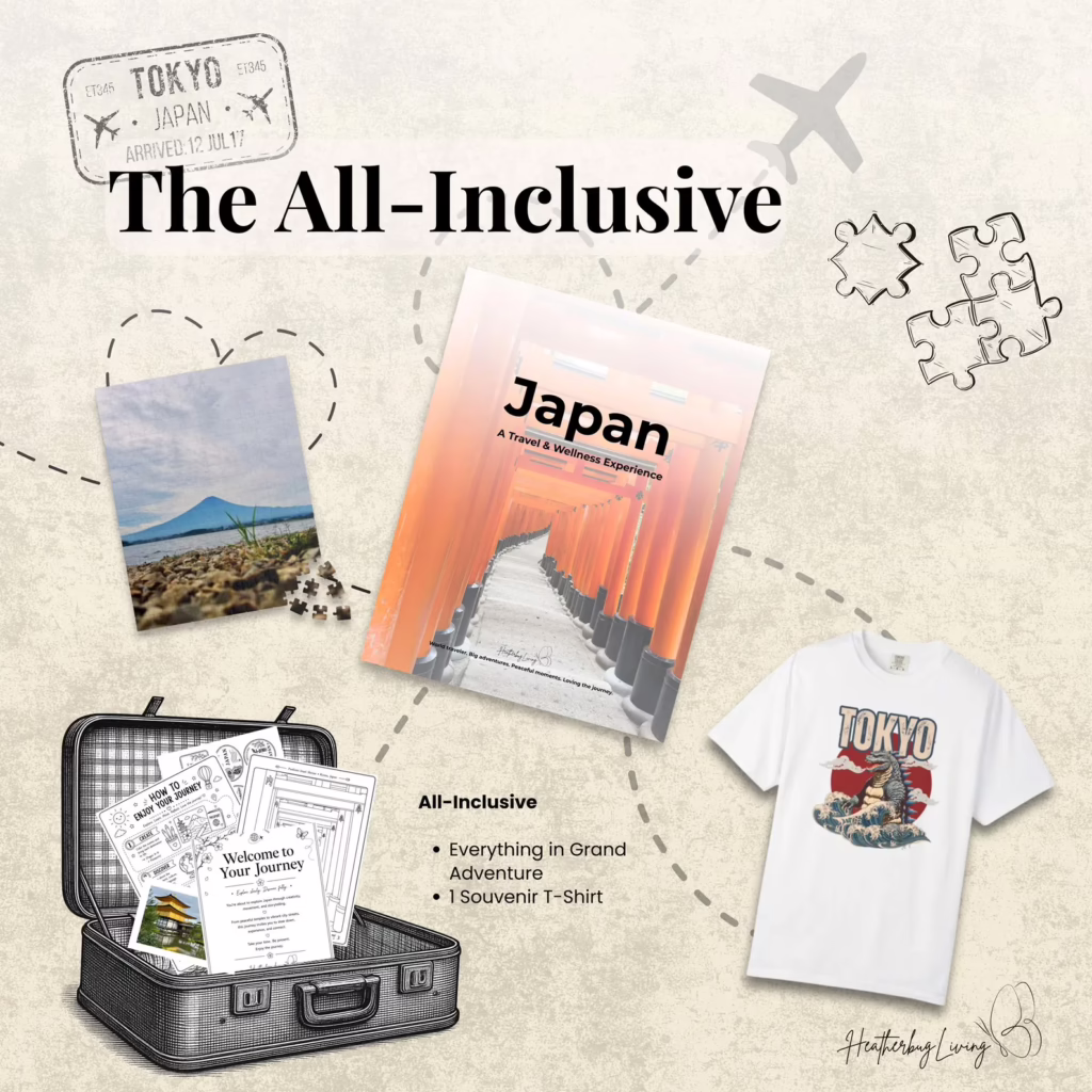 Adults Group Tour Japan Journey Kit Grand Adventure with Puzzle Excursion