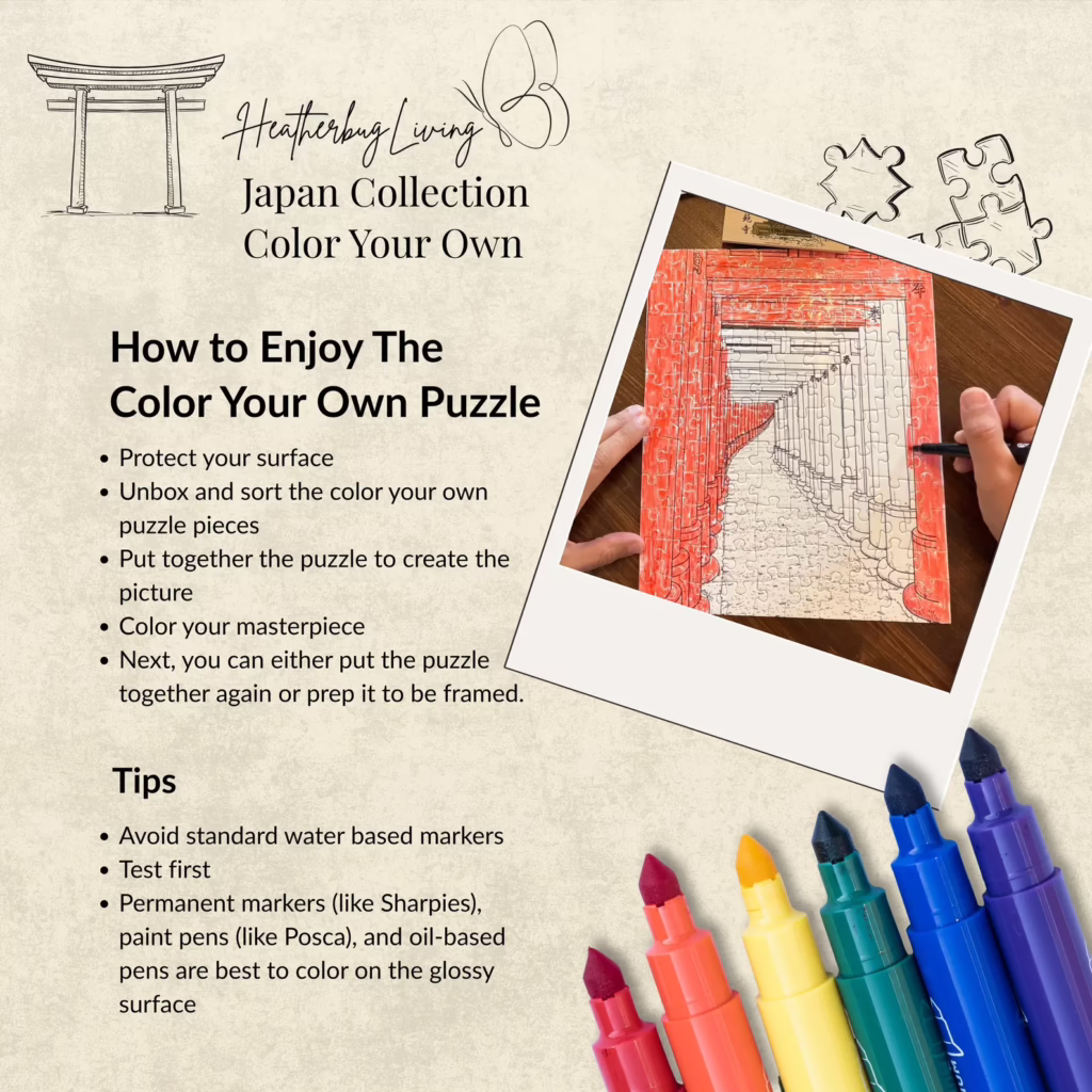 Adults Group Tour Japan Journey Kit Grand Adventure with Puzzle Excursion