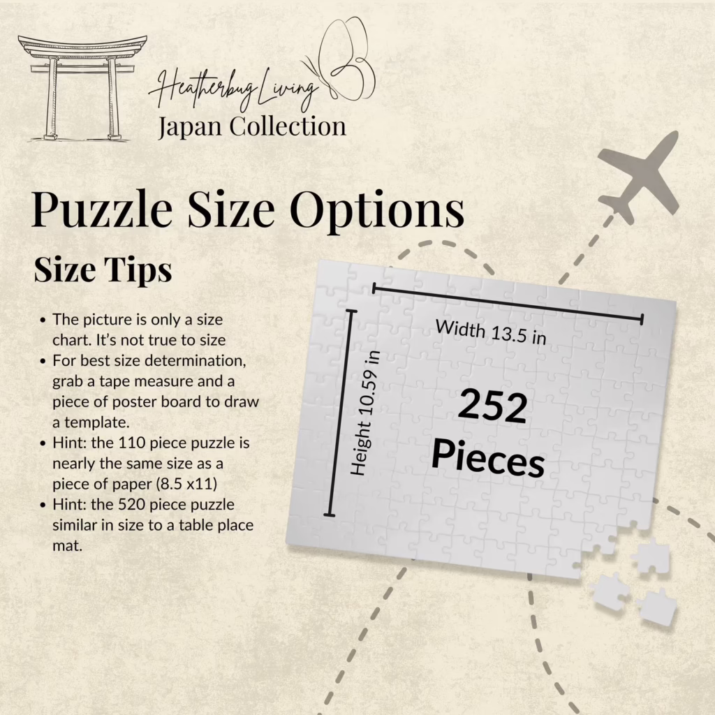 Adults Group Tour Japan Journey Kit Grand Adventure with Puzzle Excursion