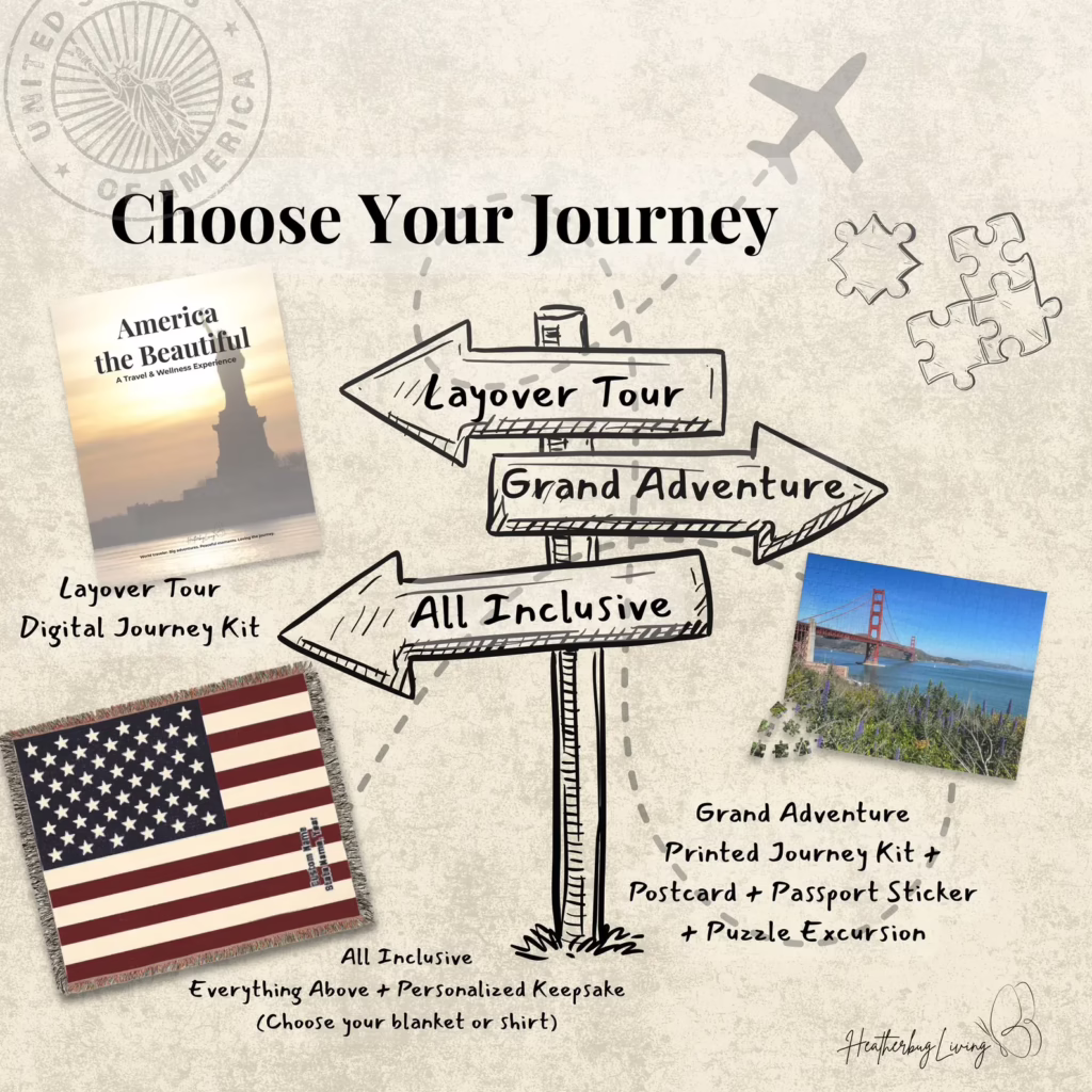 America the Journey Kit | Adult Group Tour Activity Book (Digital PDF)