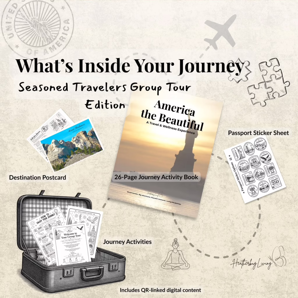 America the Beautiful Journey Kit | Young Explorers Group Tour Activity Book (Digital PDF)
