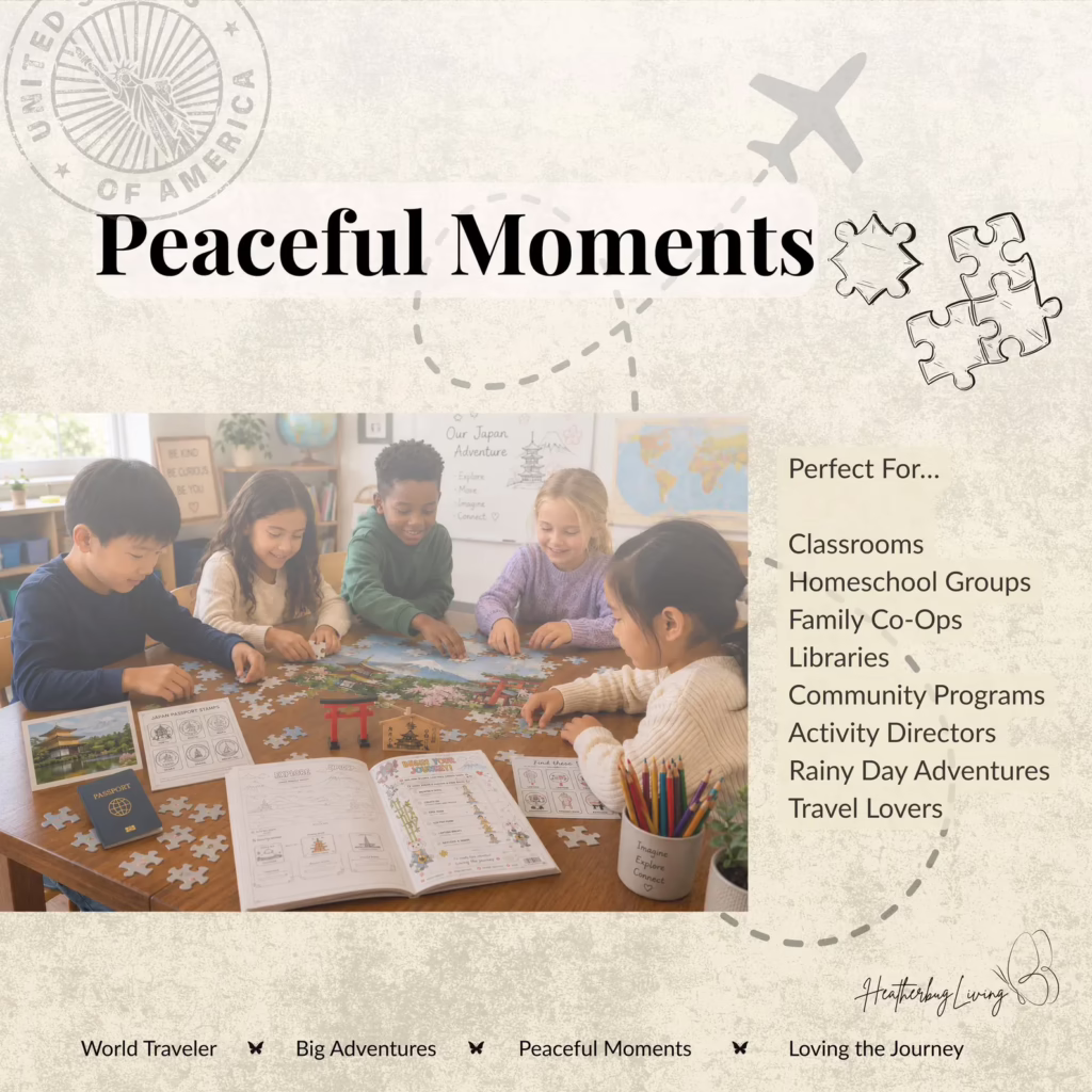 America the Beautiful Journey Kit | Young Explorers Group Tour Activity Book (Digital PDF)